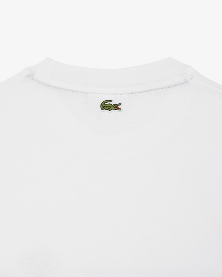 Camiseta em Malha de Algodão Bordada e Estampada