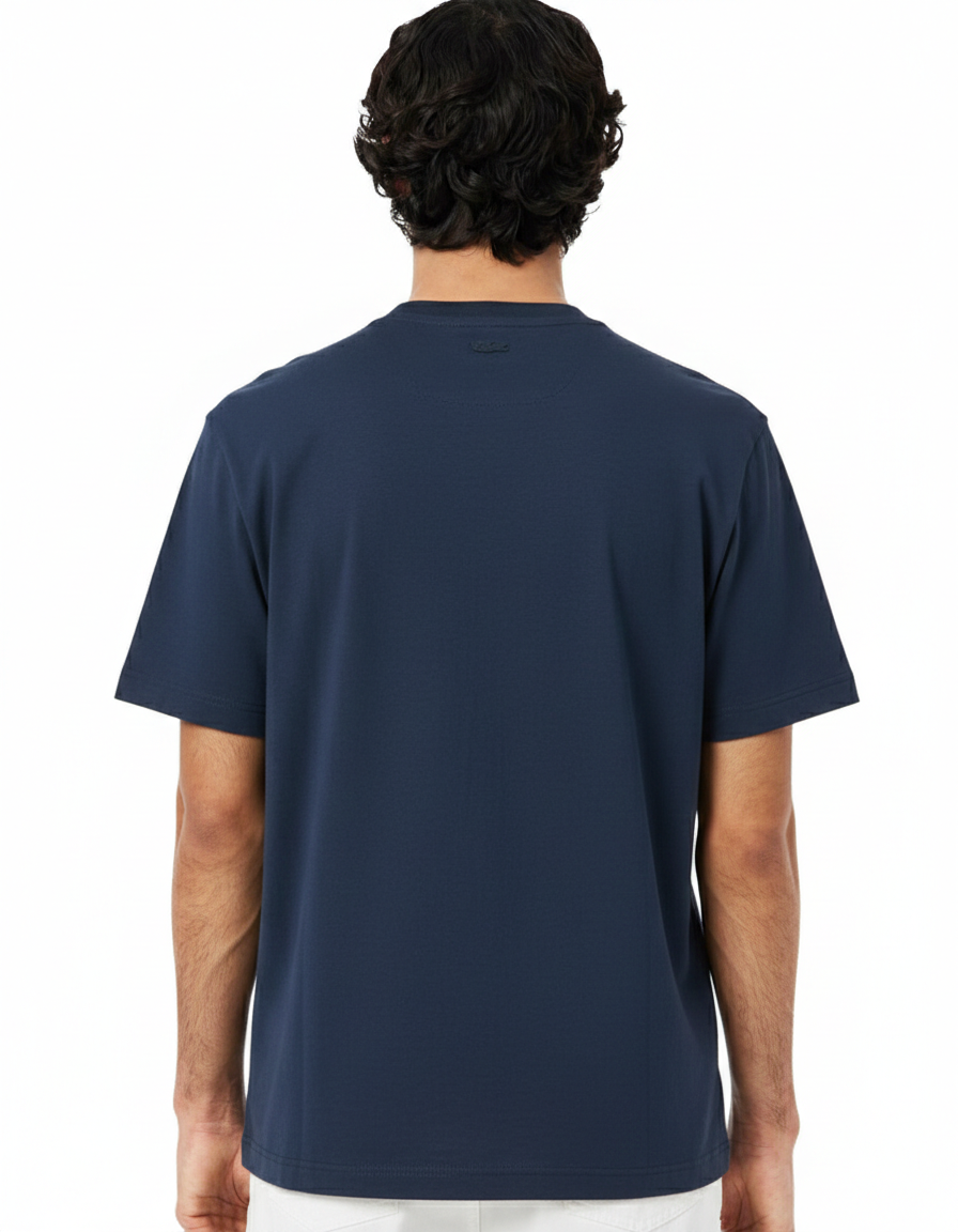 T-shirt de Jersey Grosso com Bordado