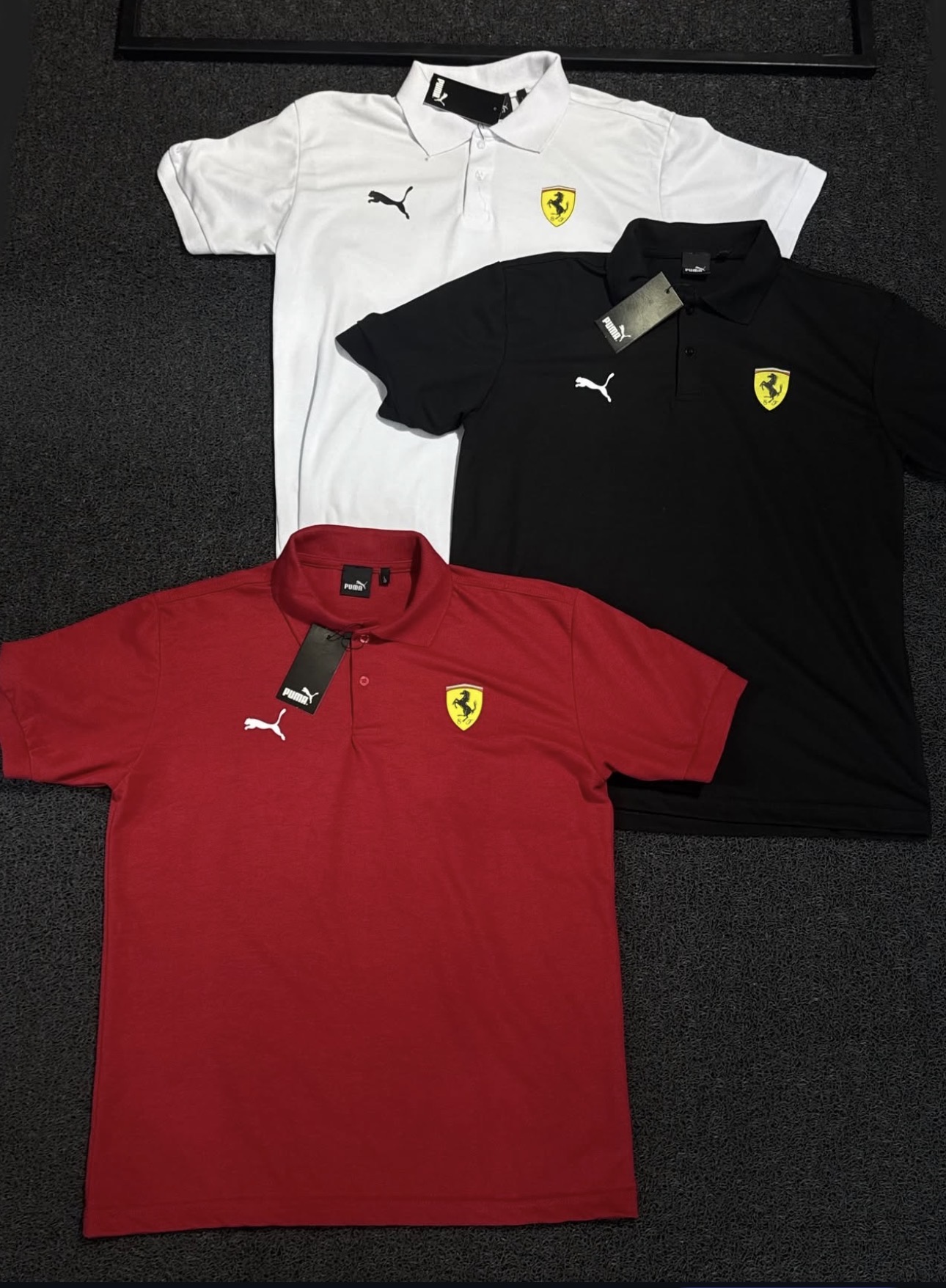 Camisa Polo Scuderia Ferrari Sportswear Masculina