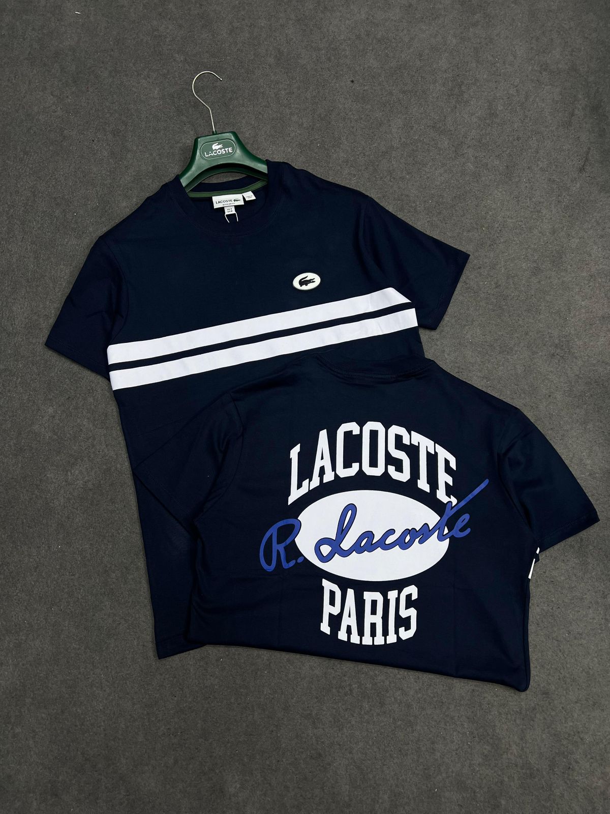 Camisa Lacoste Frente e Costa