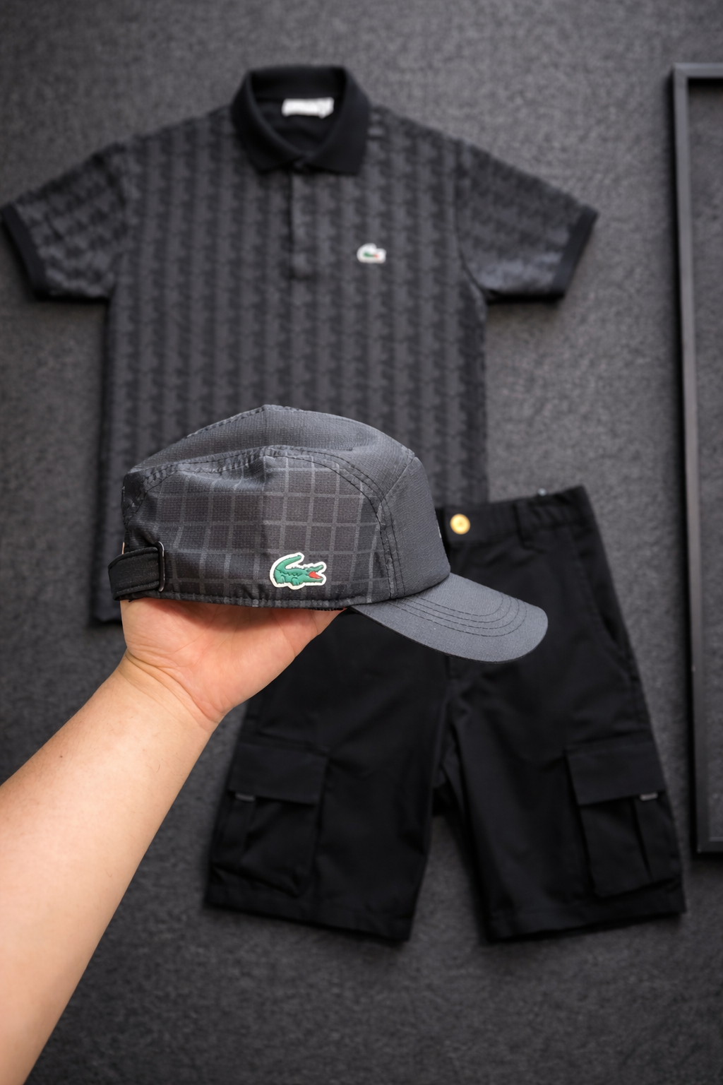 Conjunto Lacoste Monogramica