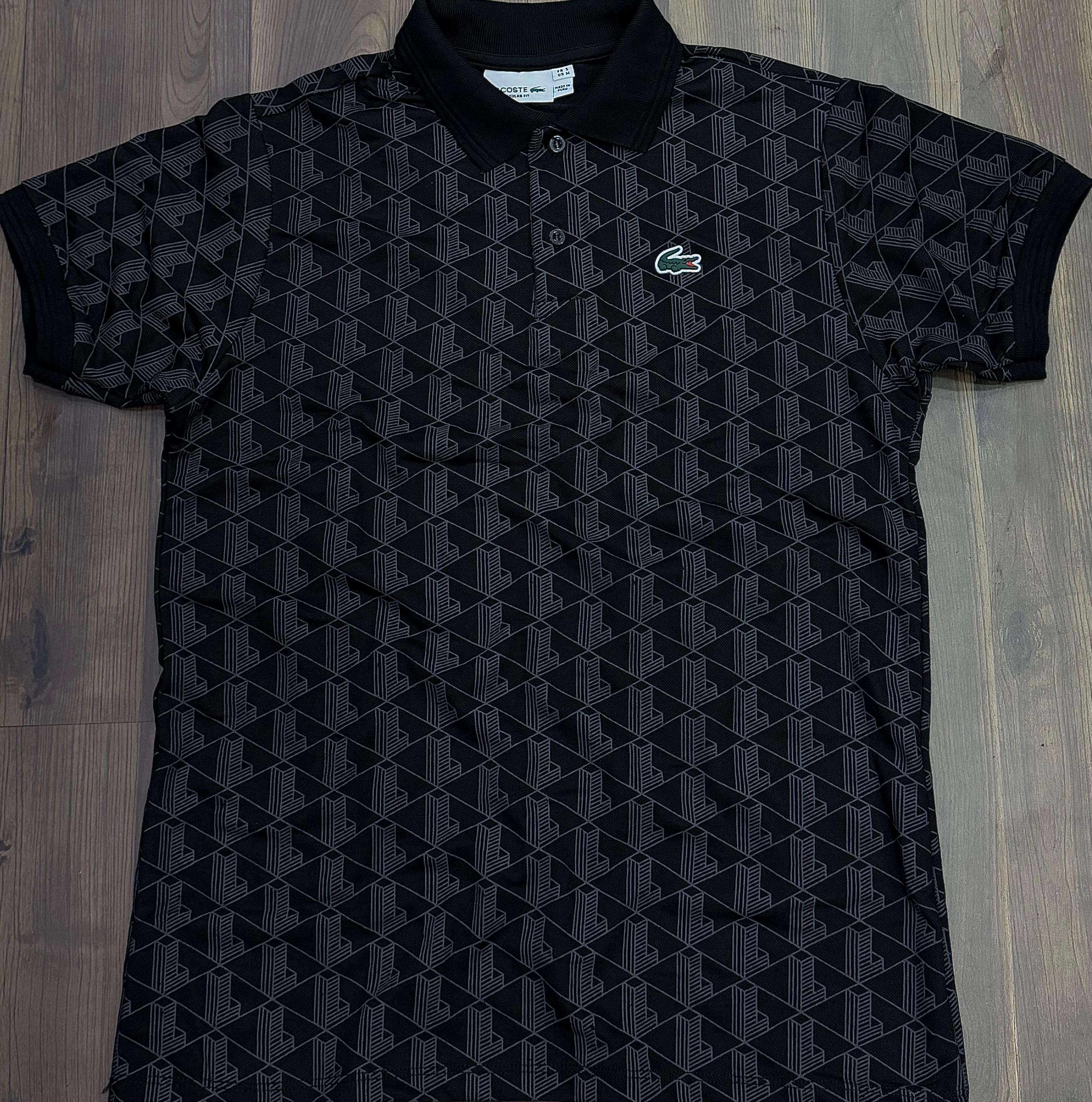 Polo Lacoste manogramica