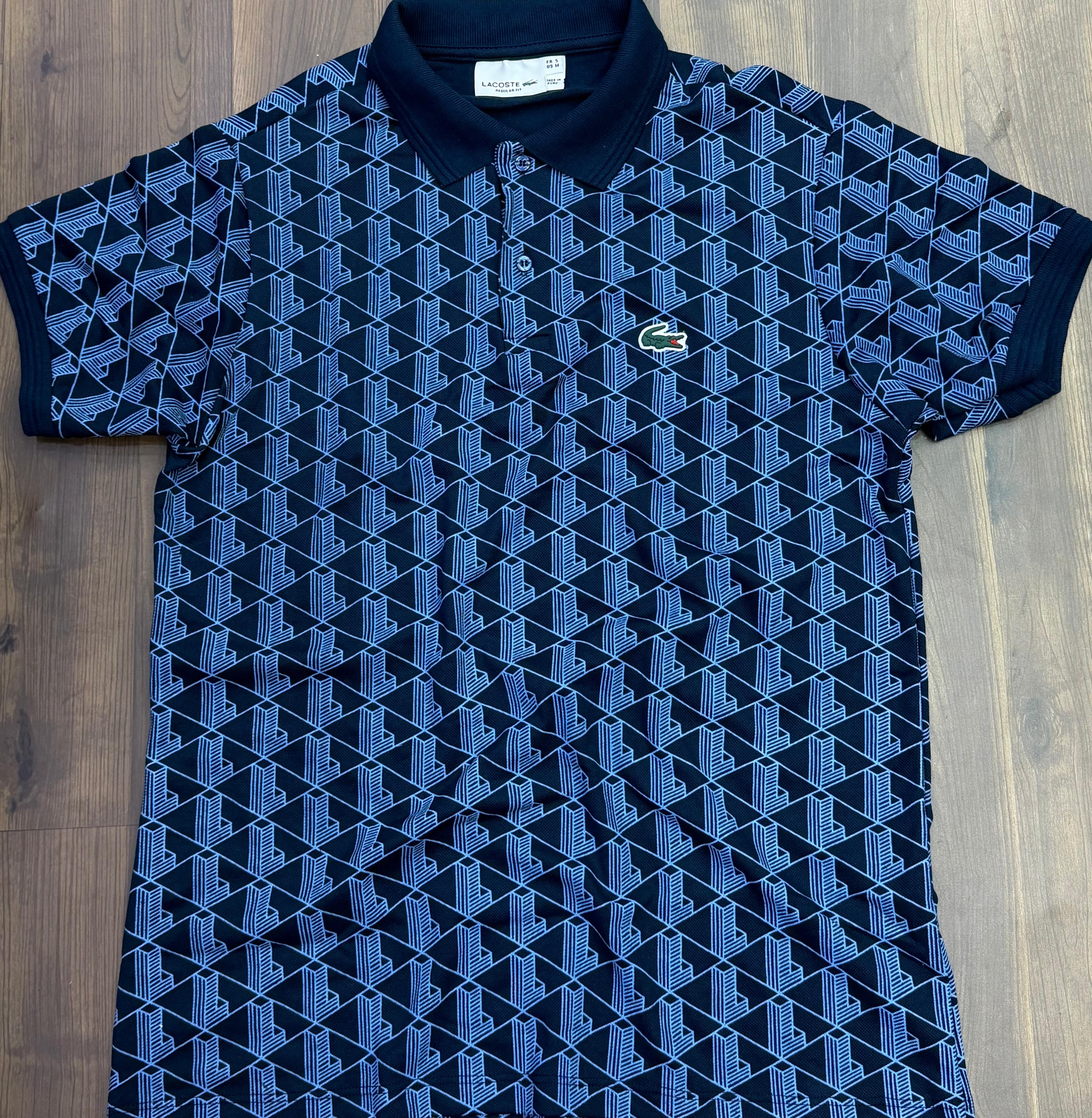 Polo Lacoste manogramica