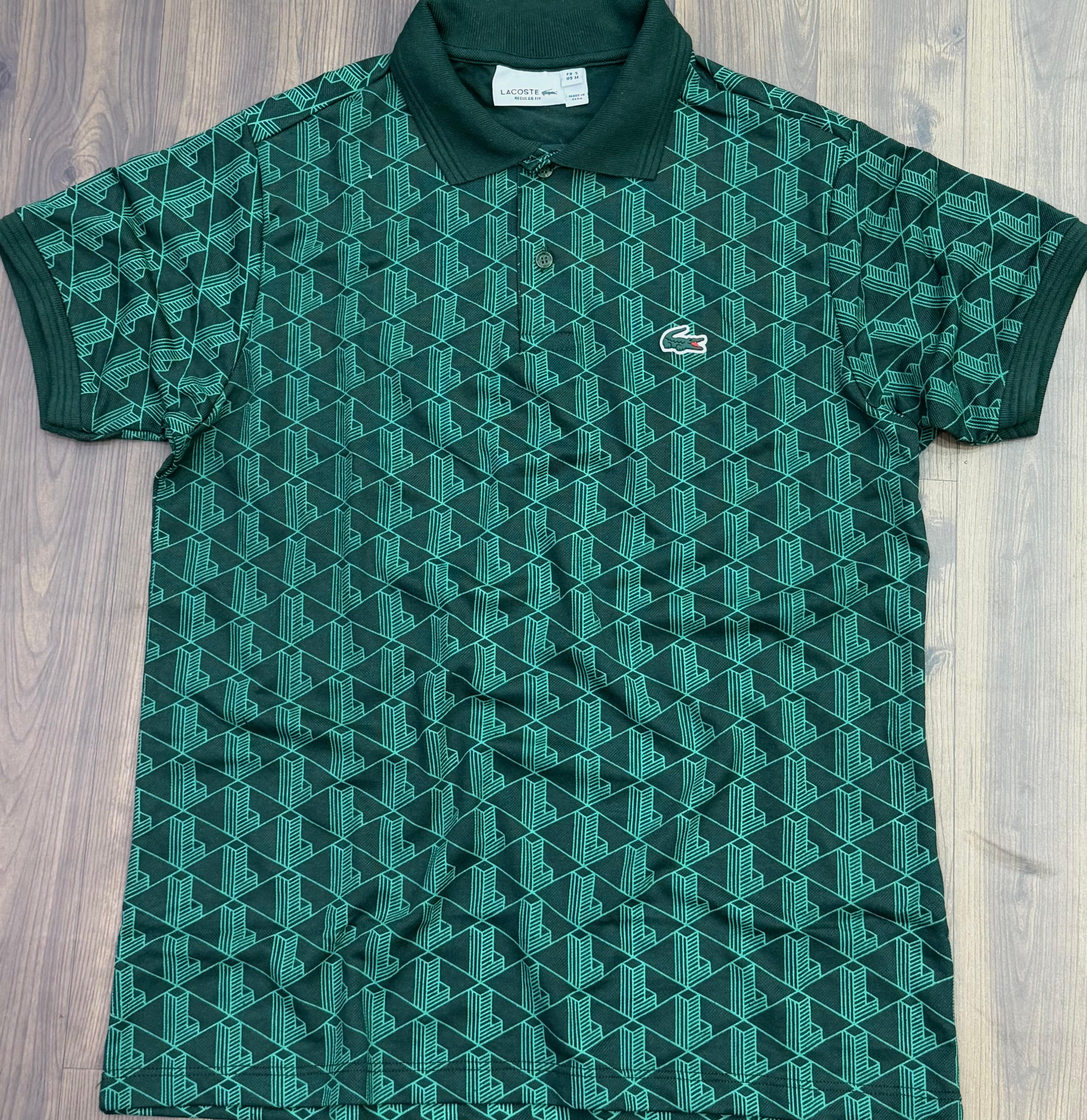 Polo Lacoste manogramica