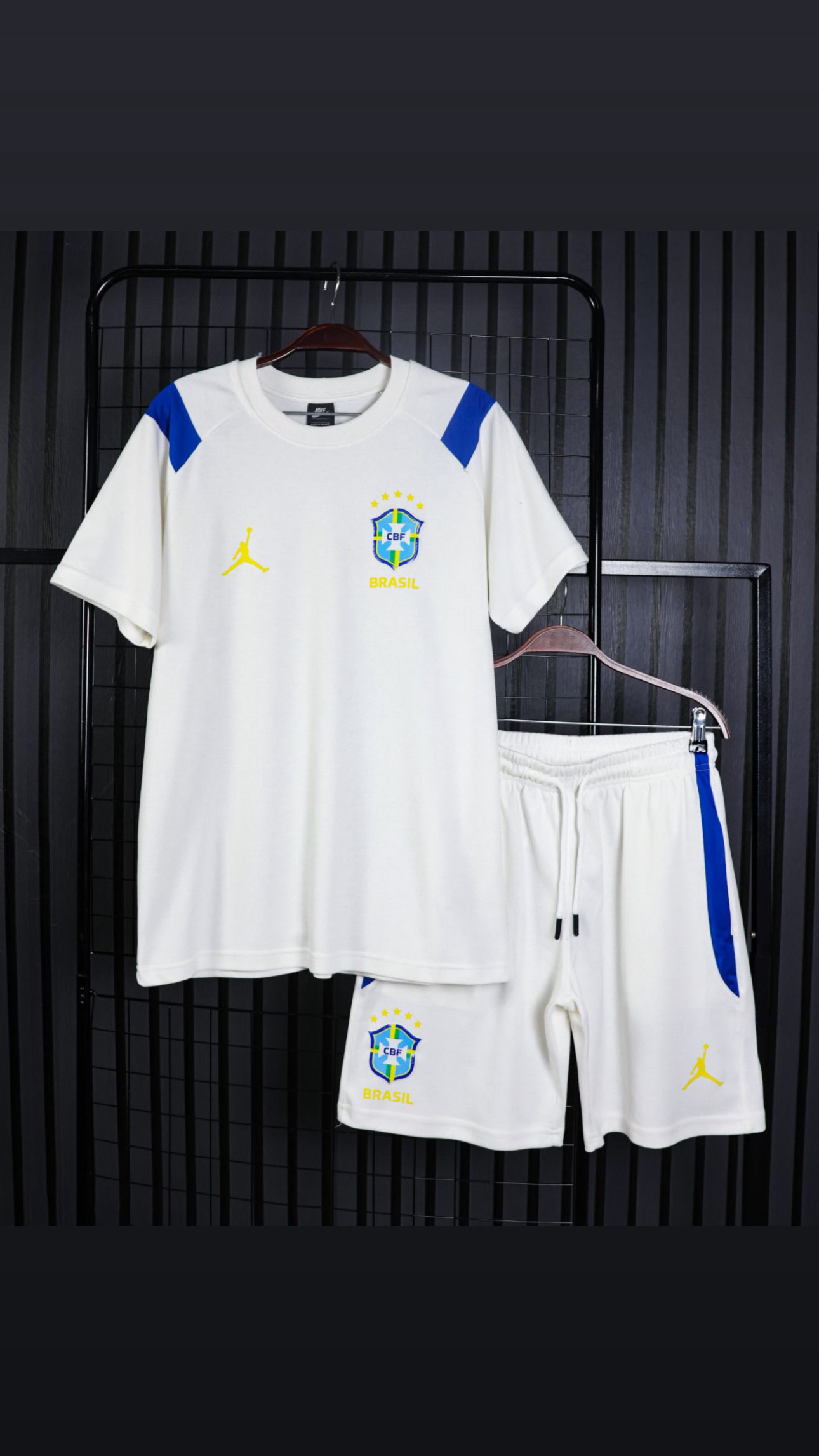Conjunto Brasil, tecido: moletinho