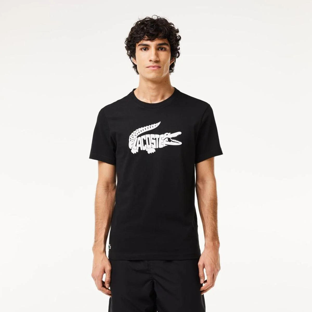 Camiseta Esportiva com Estampa de Crocodilo