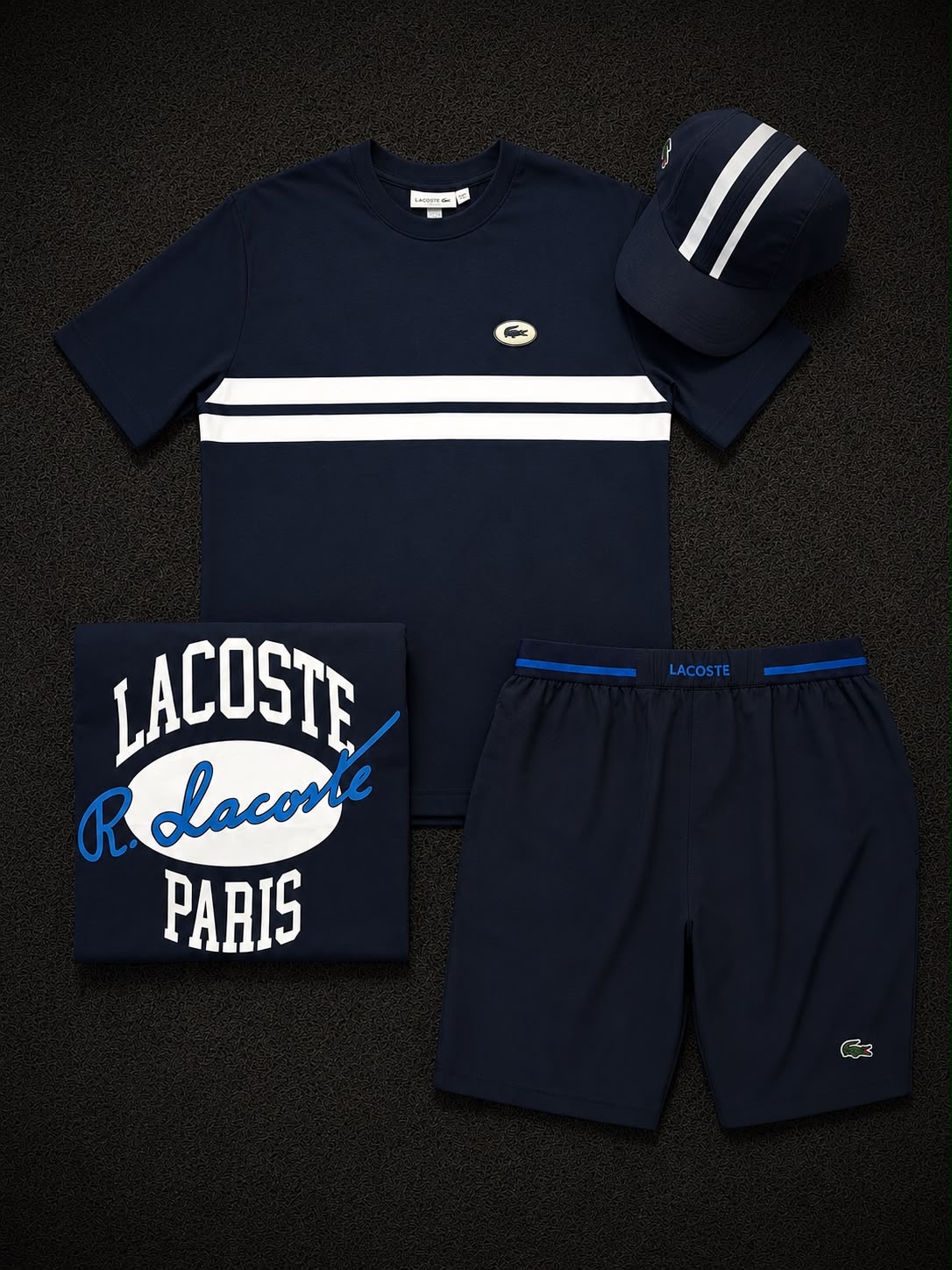 Conjunto Lacoste Coleção Paris 🇫🇷
