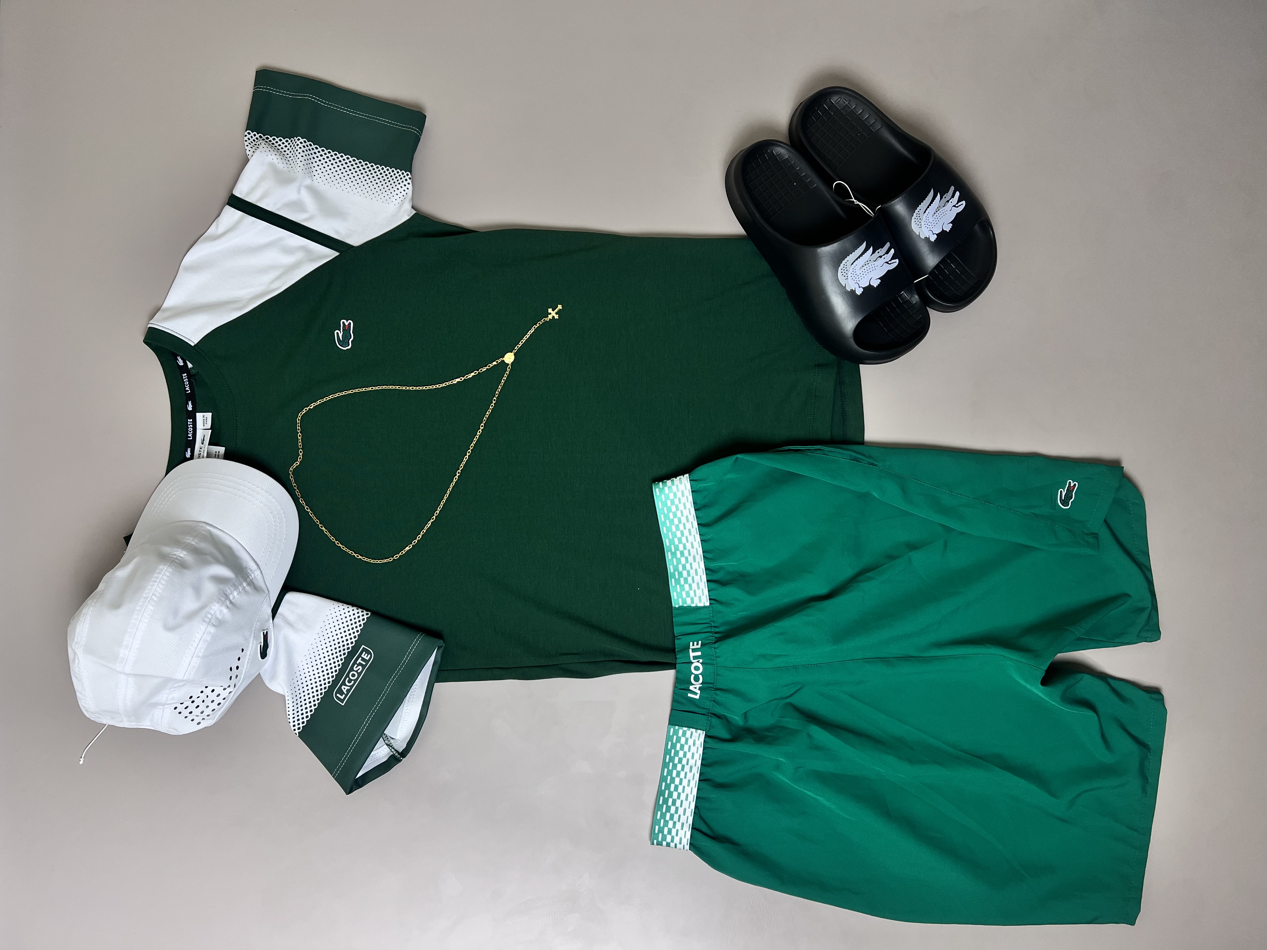 CONJUNTO LACOSTE VERDE