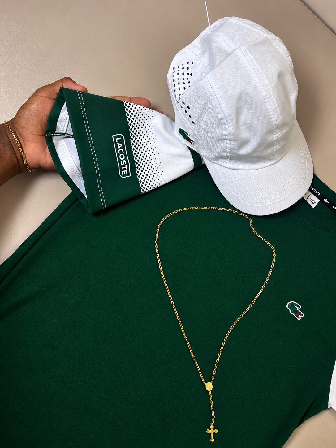 CONJUNTO LACOSTE VERDE