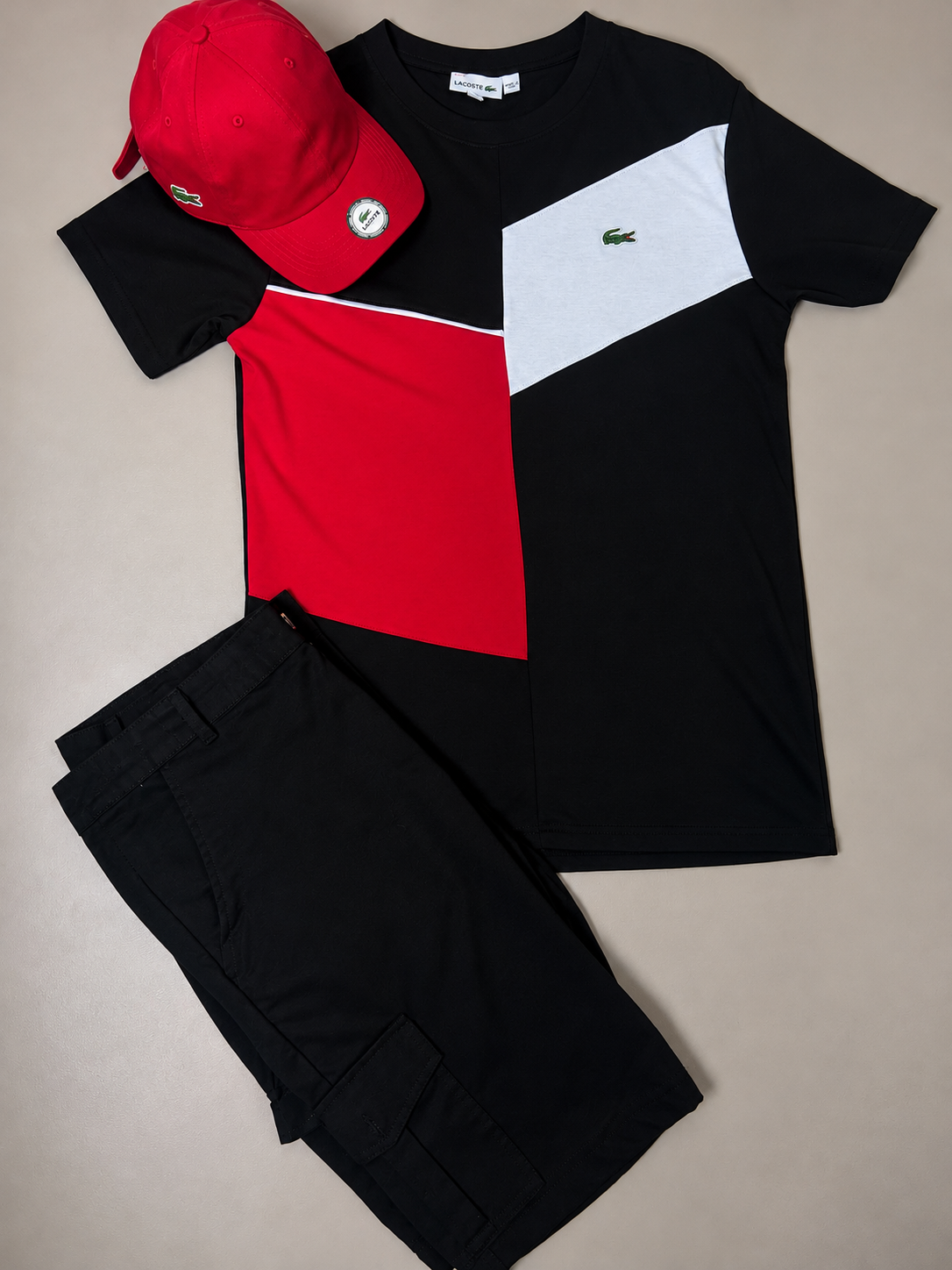 CONJUNTO LACOSTE GRIFE