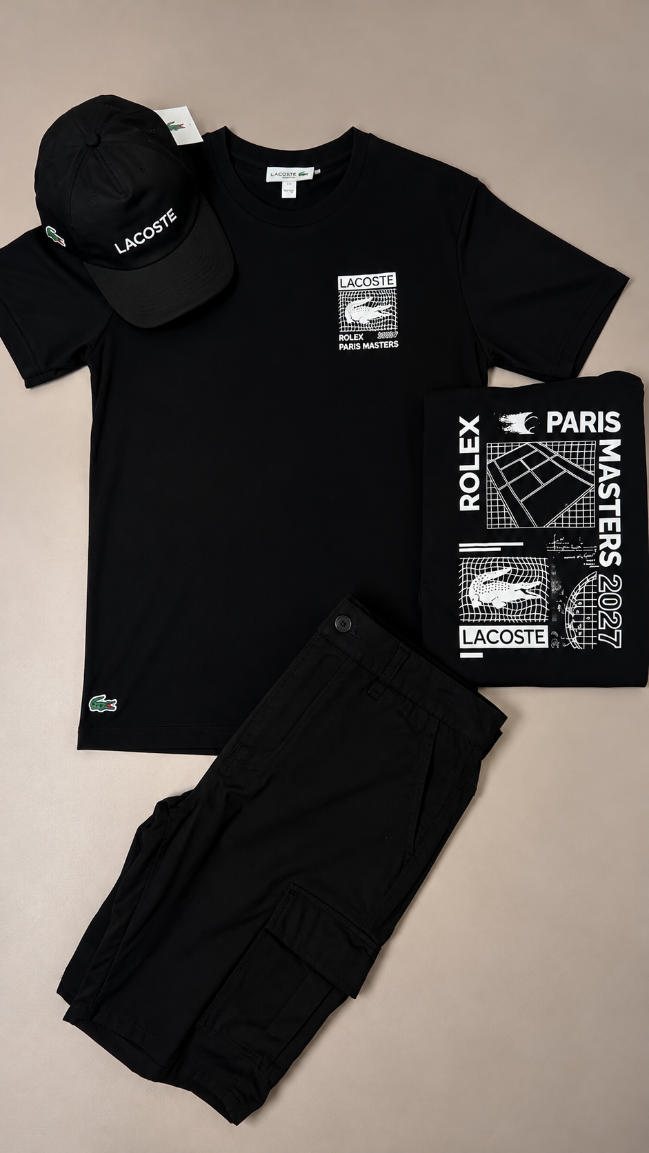 COLEÇÃO CAMISA LACOSTE ROLEX PARIS